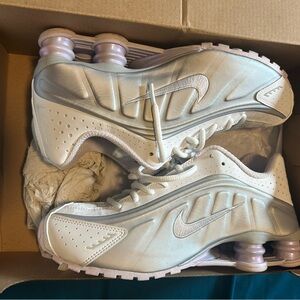 Nike White and Gray Athletic Shoes